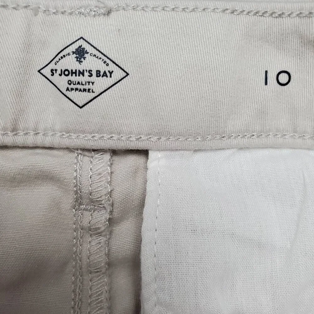 St. John's Bay 10 Girlfriend Khakis Pants